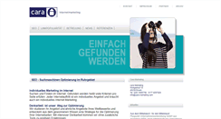 Desktop Screenshot of cara-marketing.de
